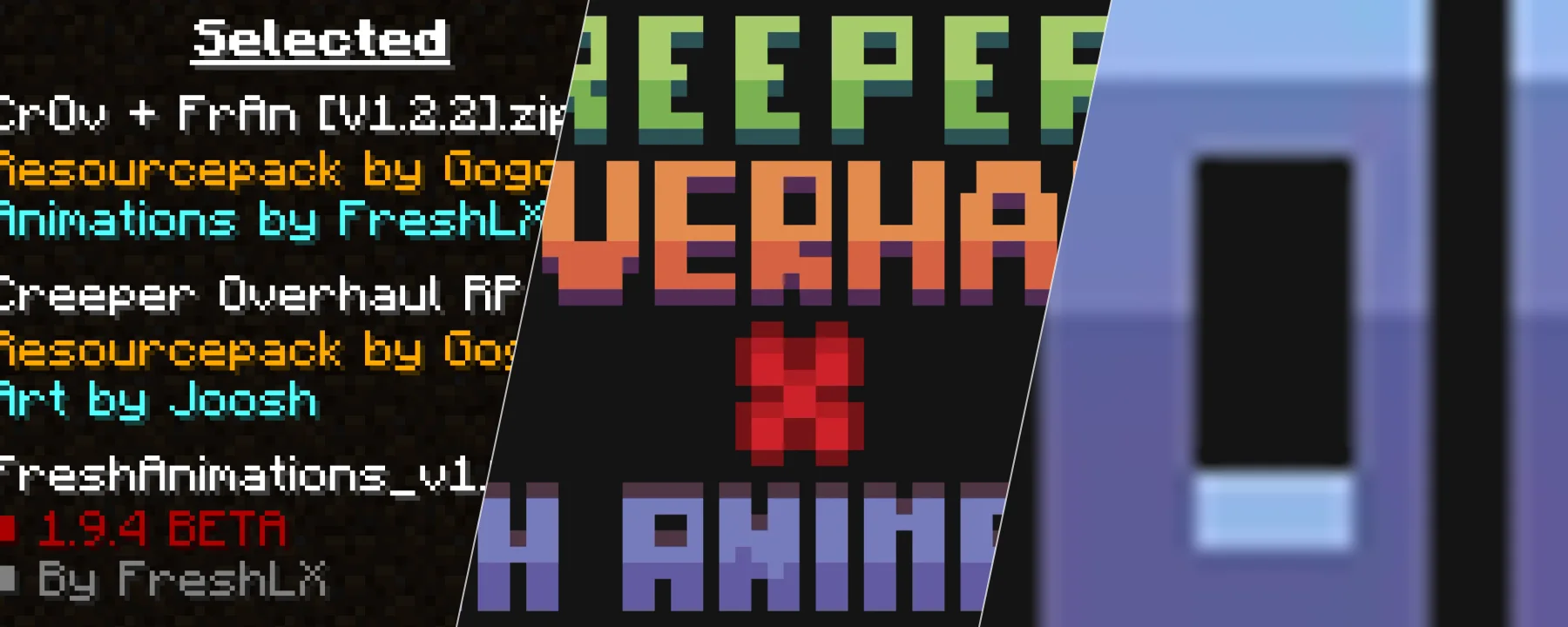 Creeper Overhaul x Fresh Animations — Creeper Overhaul x Fresh Animations screenshots 1–3