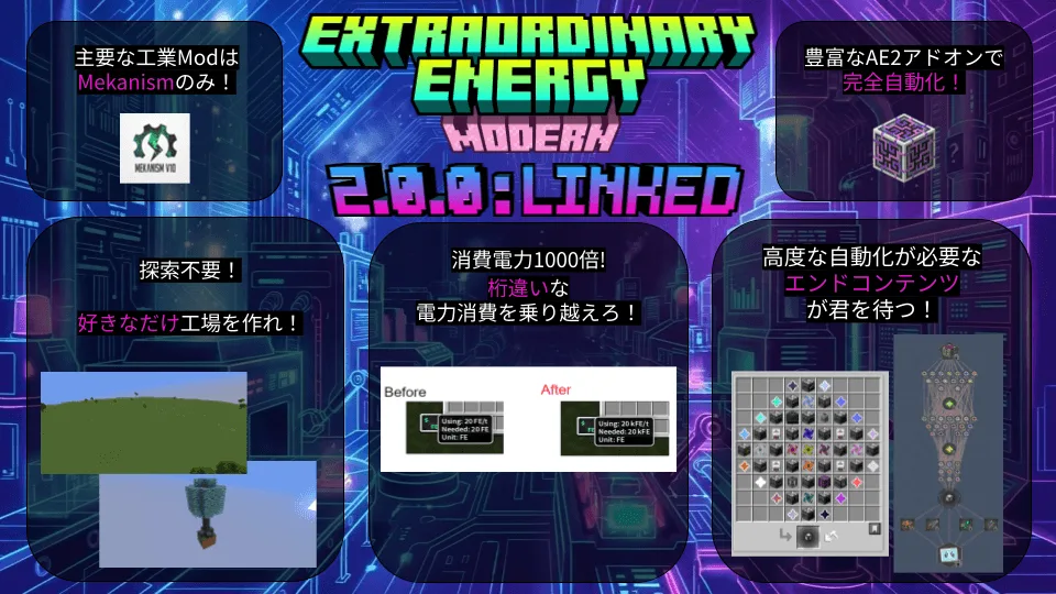 Extraordinary Energy : Modern — 2.0.0 Update Description Picture (JP)