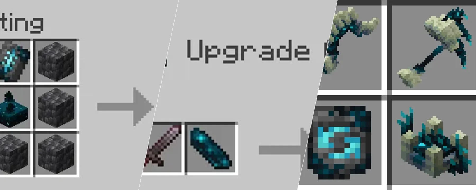 G+ | Sculk Weapons and Tools — G+ | Sculk Weapons and Tools screenshots 1–3