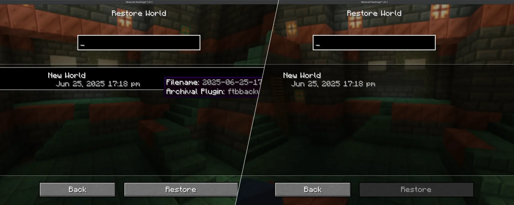 FTB Backups 3 — FTB Backups 3 screenshots 1–2