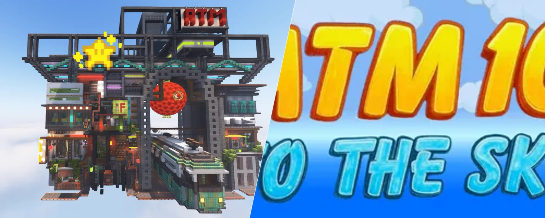 All the Mods 10: To the Sky   ATM10SKY — All the Mods 10: To the Sky   ATM10SKY screenshots 1–2