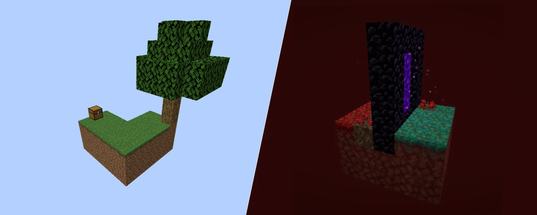Sky Void SkyBlock [Data Pack] — Sky Void SkyBlock [Data Pack] screenshots 1–2