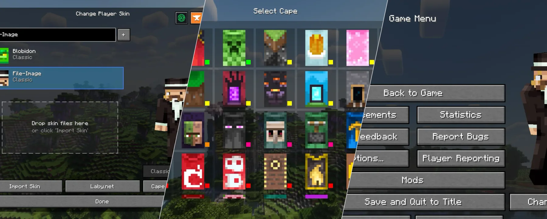Quick Skin — Quick Skin screenshots 1–3