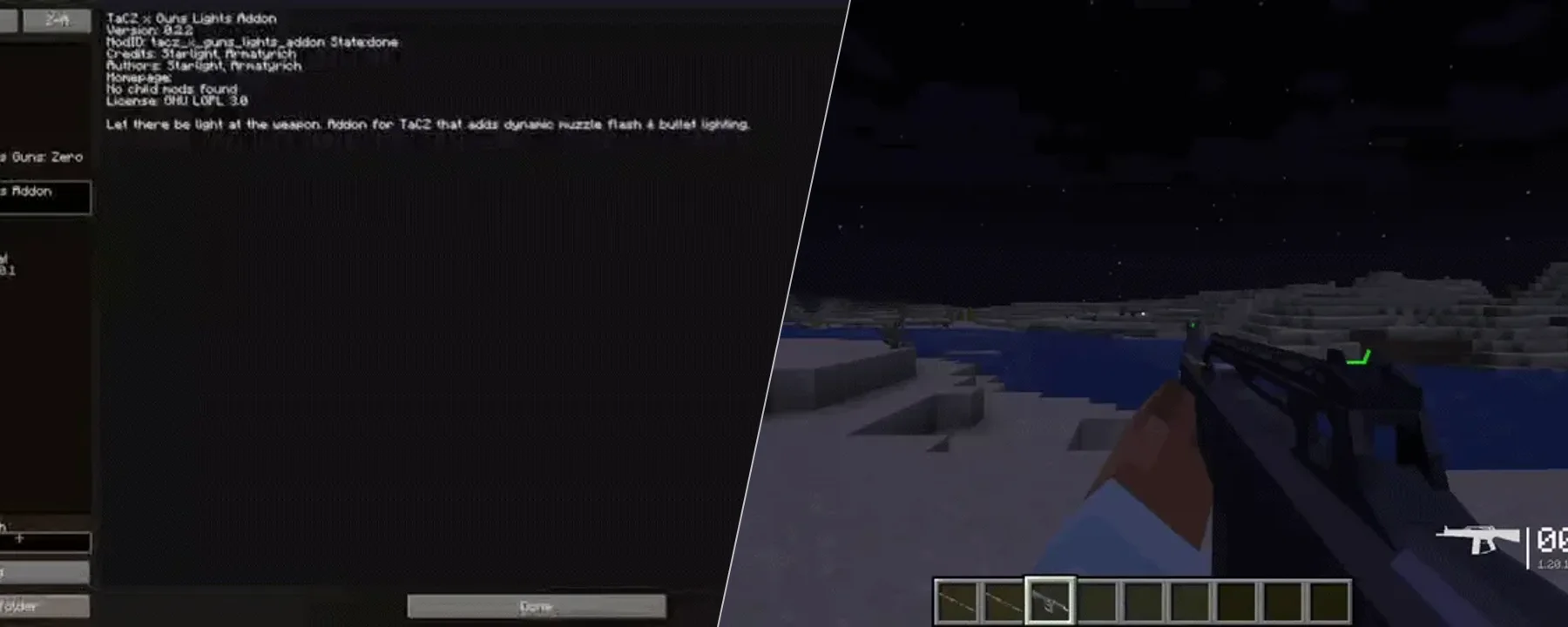 TaCZ x Guns Lights Addon [NEW] 2.9.0 — TaCZ x Guns Lights Addon [NEW] 2.9.0 screenshots 1–2
