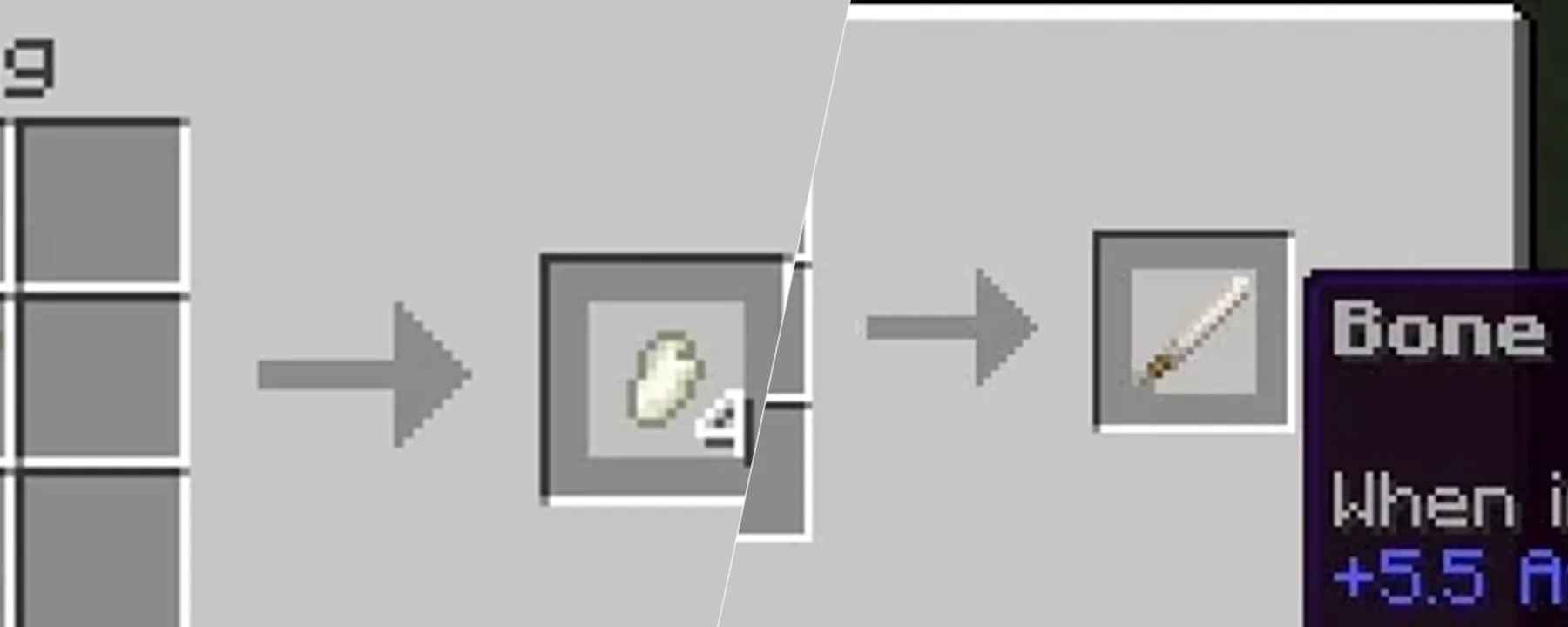 Bone Items: Tools and Armor — Bone Items: Tools and Armor screenshots 1–2