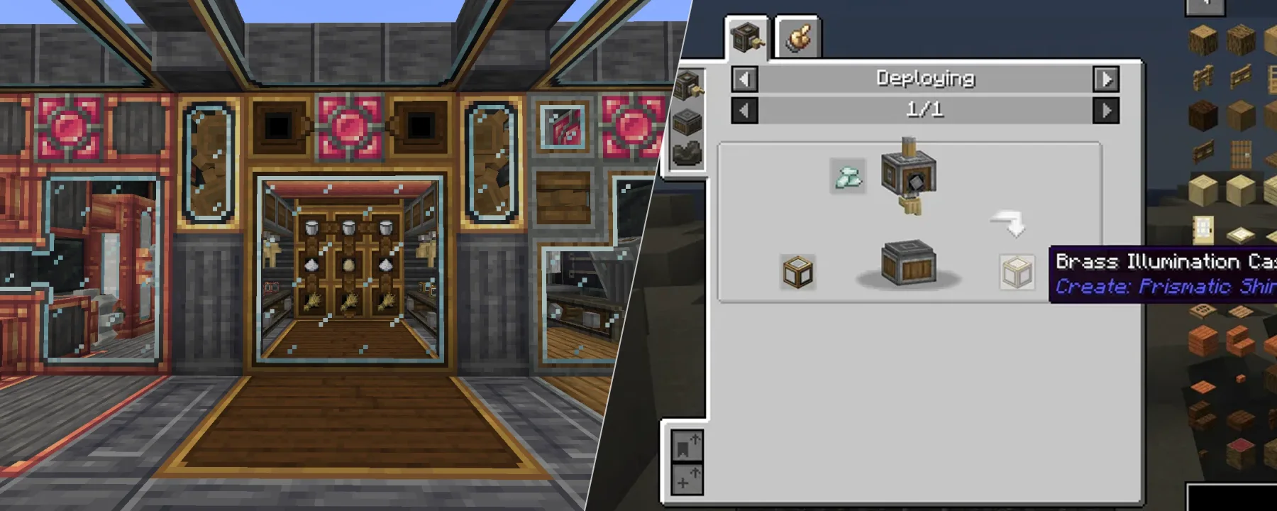 Create: Prismatic Shine — Create: Prismatic Shine screenshots 1–2