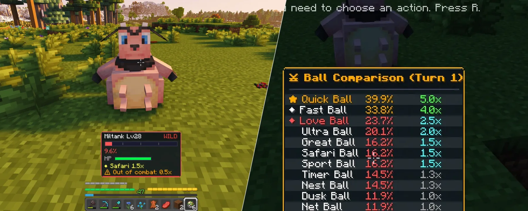 Cobblemon Catch Rate Display — Cobblemon Catch Rate Display screenshots 1–2