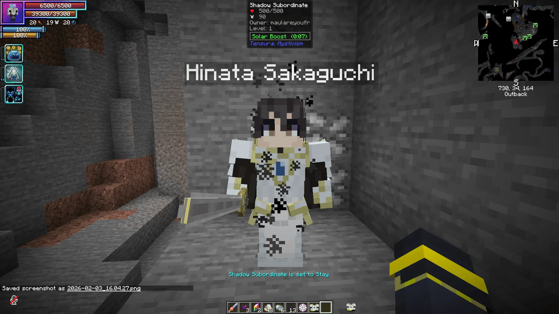 Tensura Unlock — Hinata as Shadow Subordinate