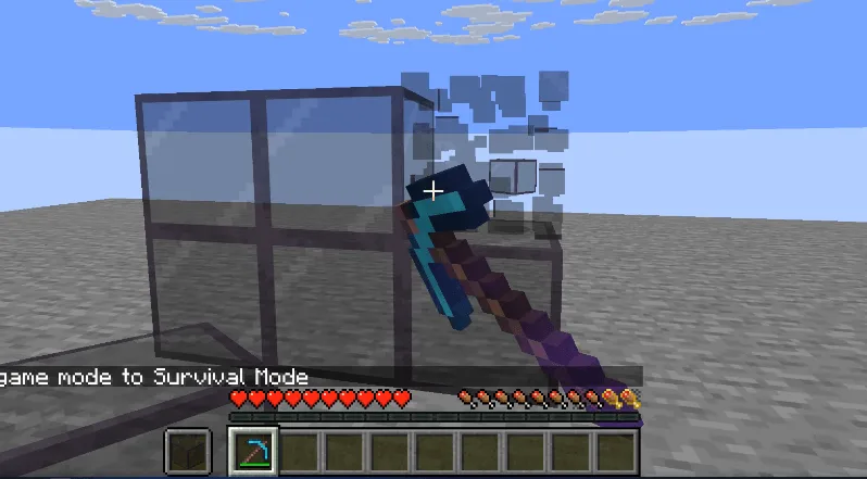 Pickaxable Glass screenshot 1