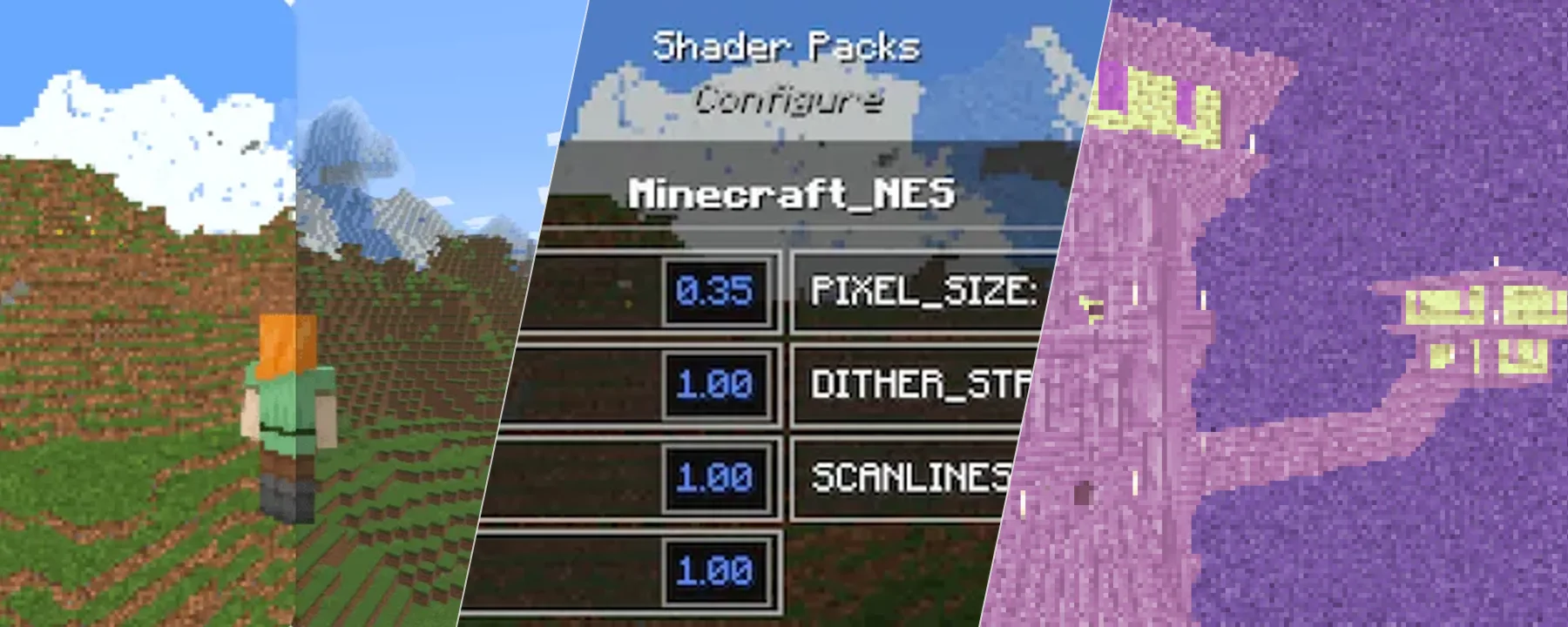 Retro Pixel Shader – NES Style — Retro Pixel Shader – NES Style screenshots 1–3
