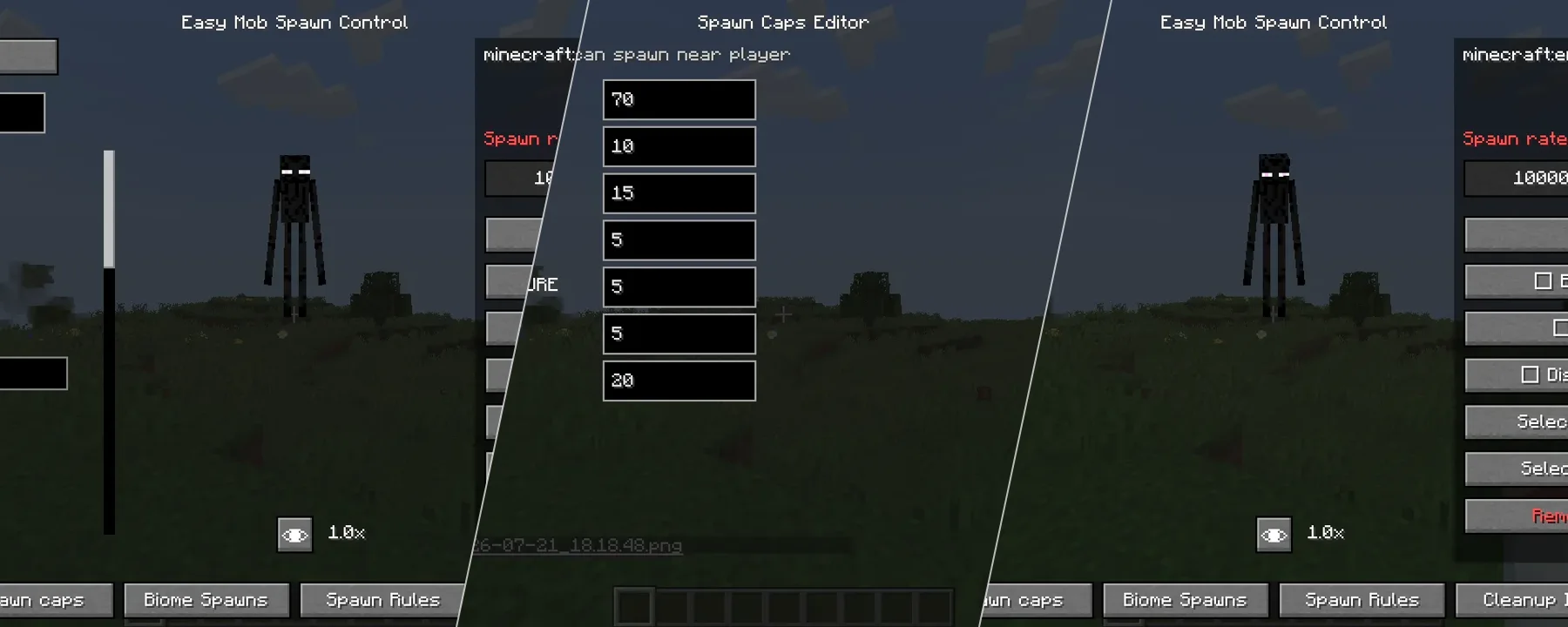 Easy Mob Spawn Control — Easy Mob Spawn Control screenshots 1–3