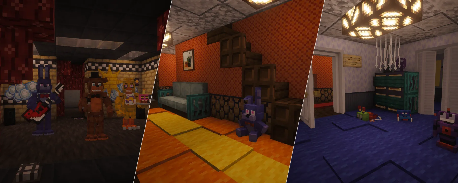 FNAF - Fazcraft Reimagined | Based on FNAF! — FNAF - Fazcraft Reimagined | Based on FNAF! screenshots 1–3