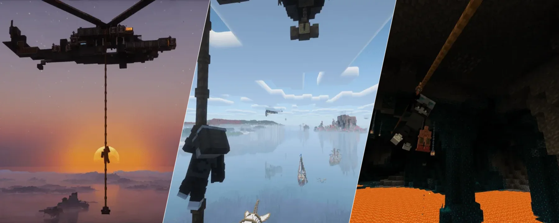 Climbable Ropes for Create Aeronautics — Climbable Ropes for Create Aeronautics screenshots 1–3