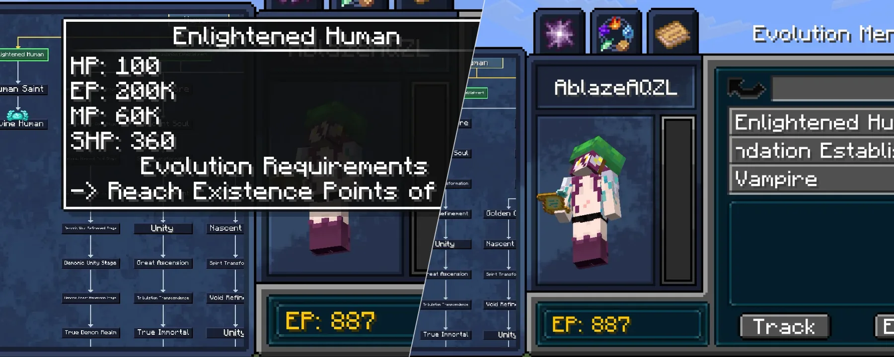 TenSura Evolution UI — TenSura Evolution UI screenshots 1–2