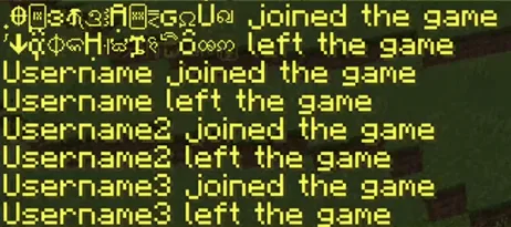 HORROR - Fake Join/Leave Messages — Example