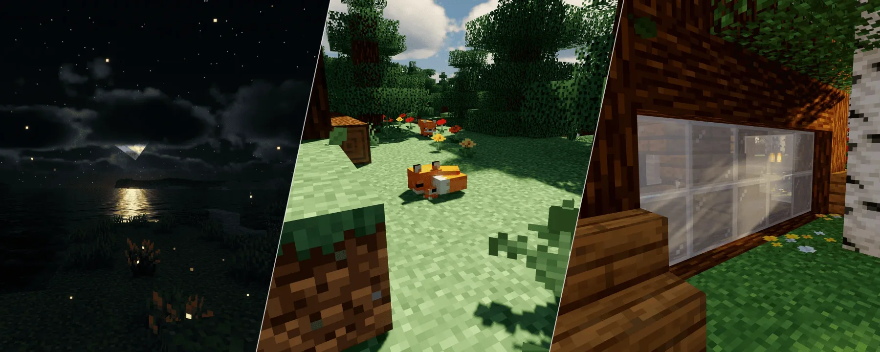LVS — Lite Visual Style (Chocapic13' Shaders edit) — LVS — Lite Visual Style (Chocapic13' Shaders edit) screenshots 1–3