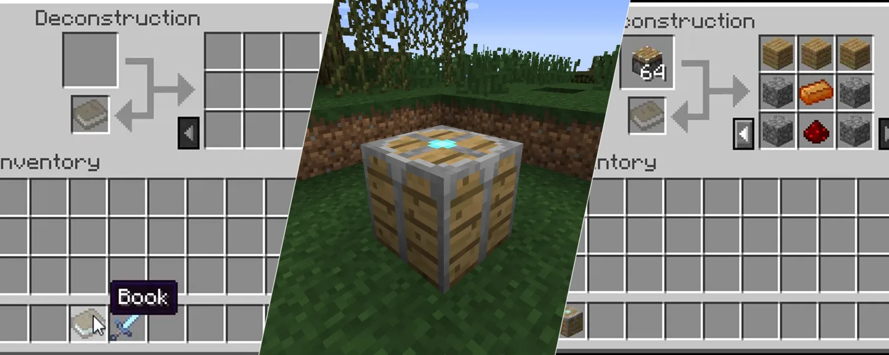 Deconstruction Table — Deconstruction Table screenshots 1–3