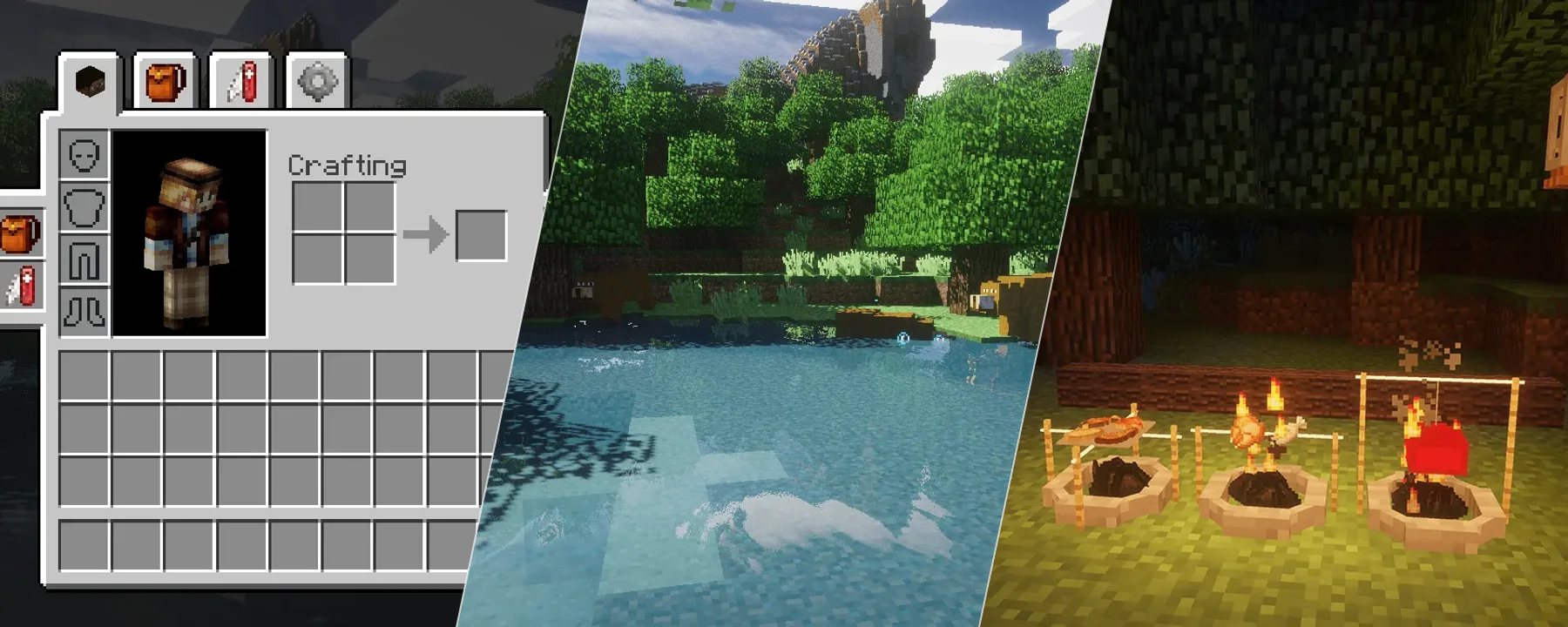 The Camping Mod — The Camping Mod screenshots 1–3