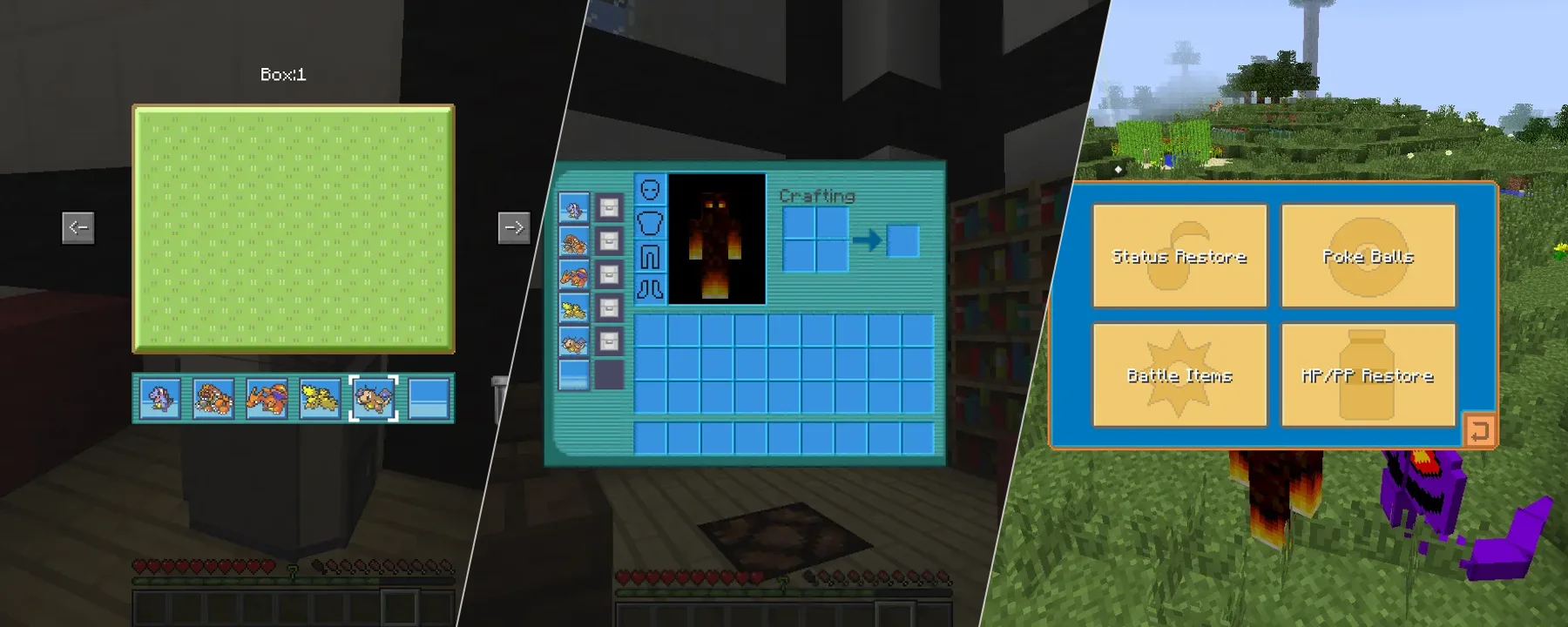 Pixelmon GUIs - Fire Red inspired! — Pixelmon GUIs - Fire Red inspired! screenshots 1–3