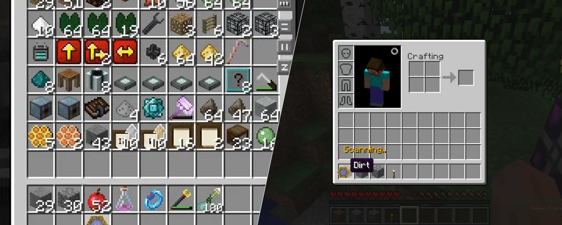 Thaumic Inventory Scanning (Thaumcraft Addon) — Thaumic Inventory Scanning (Thaumcraft Addon) screenshots 1–2