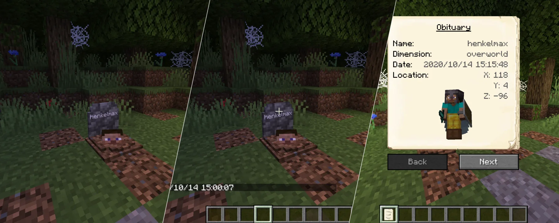 GraveStone Mod — GraveStone Mod screenshots 1–3
