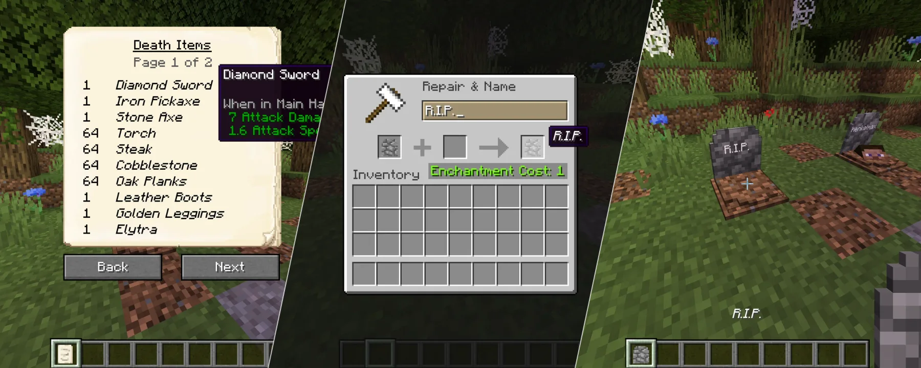 GraveStone Mod — GraveStone Mod screenshots 4–6