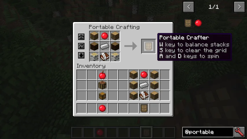 Portable Crafting — All The Mod's Additions