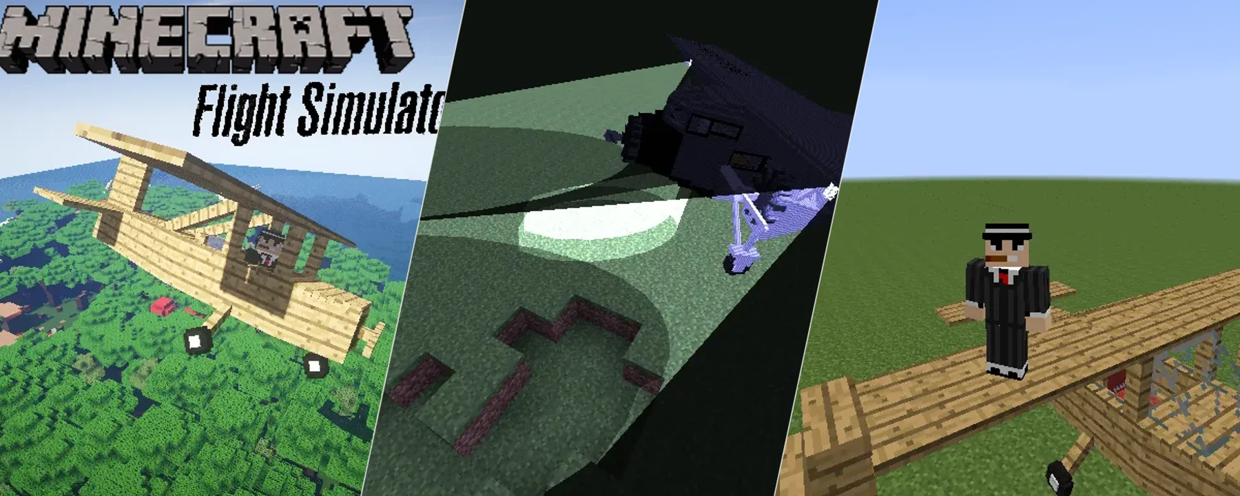 Minecraft Flight Simulator — Minecraft Flight Simulator screenshots 1–3