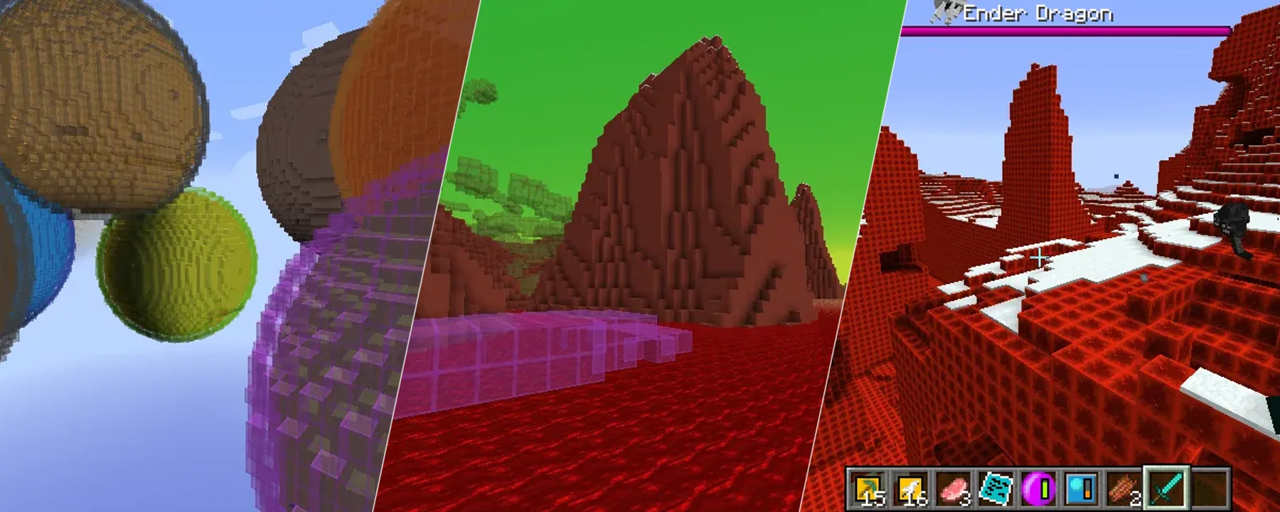 RFTools Dimensions — RFTools Dimensions screenshots 1–3