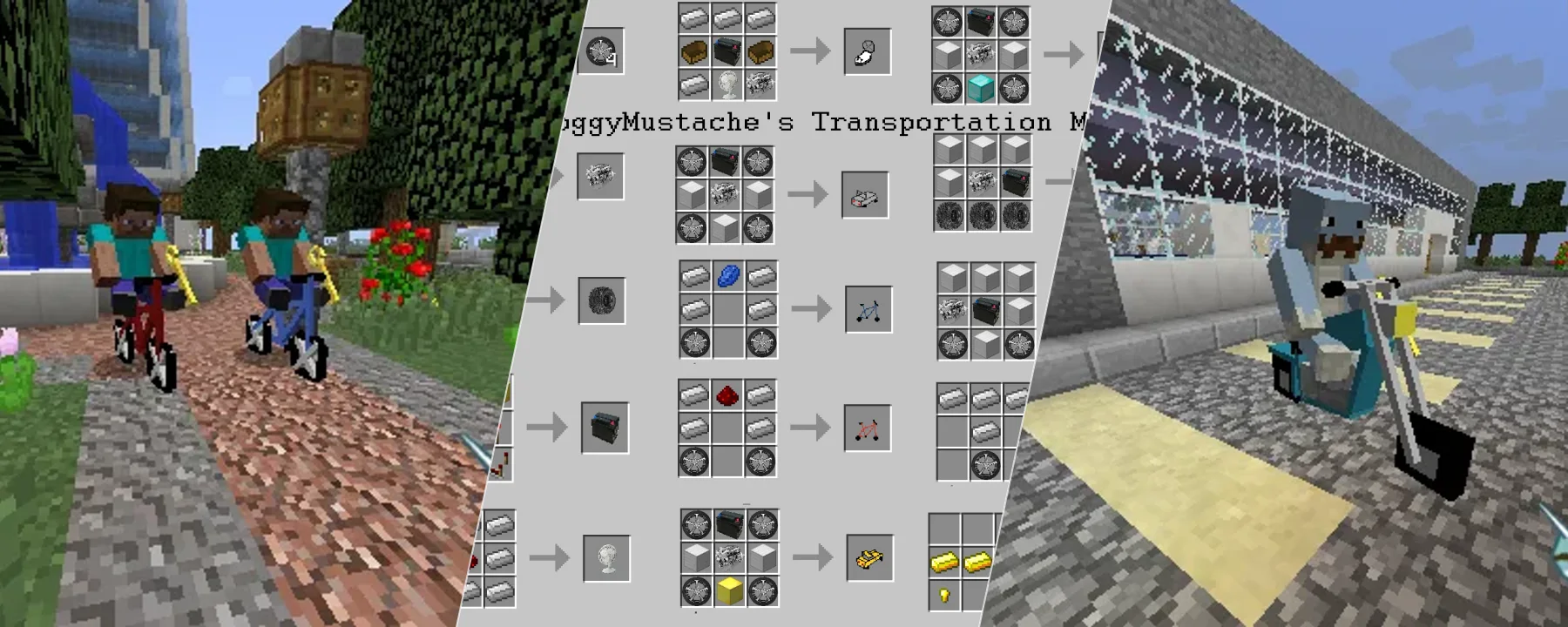 SoggyMustache's Transportation Mod — SoggyMustache's Transportation Mod screenshots 1–3