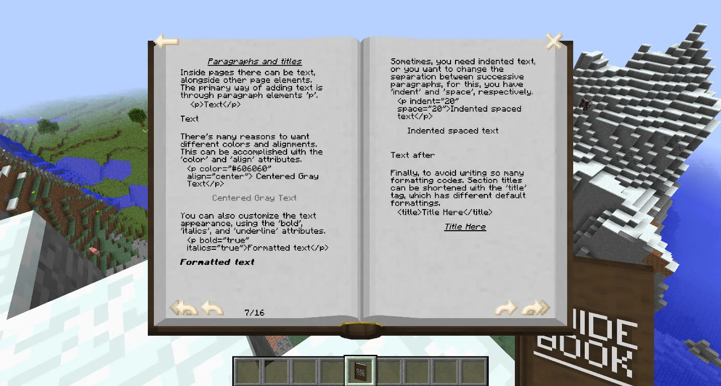 Guidebook — Inside the book