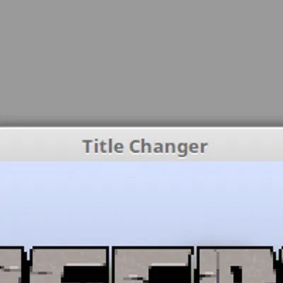 Title Changer — An example of the mod in use