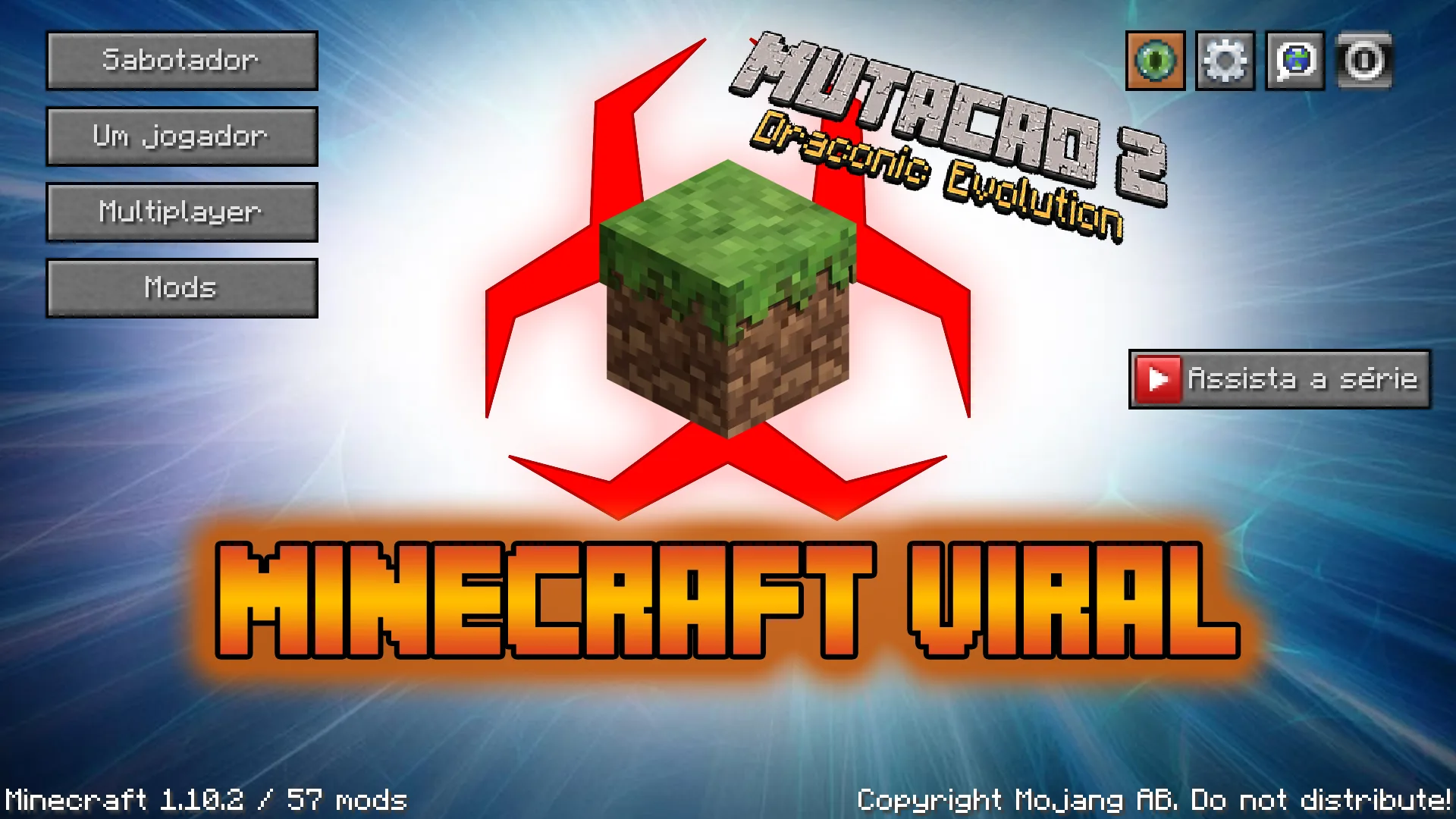 Minecraft Viral — Main Menu