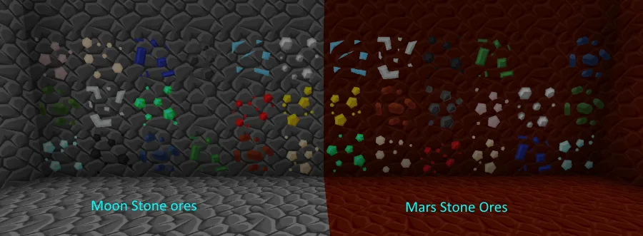 Witchery + Mod Pack — Moon & Mars Stone Ores