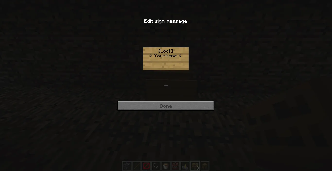 Lock Chest — How to lock a container
