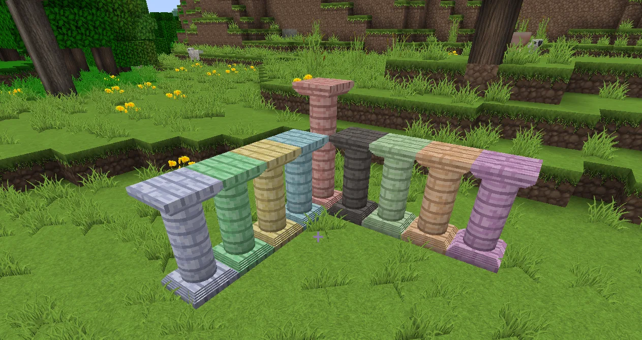 Corail Pillar - Extension Quark — Stained Planks Pillar