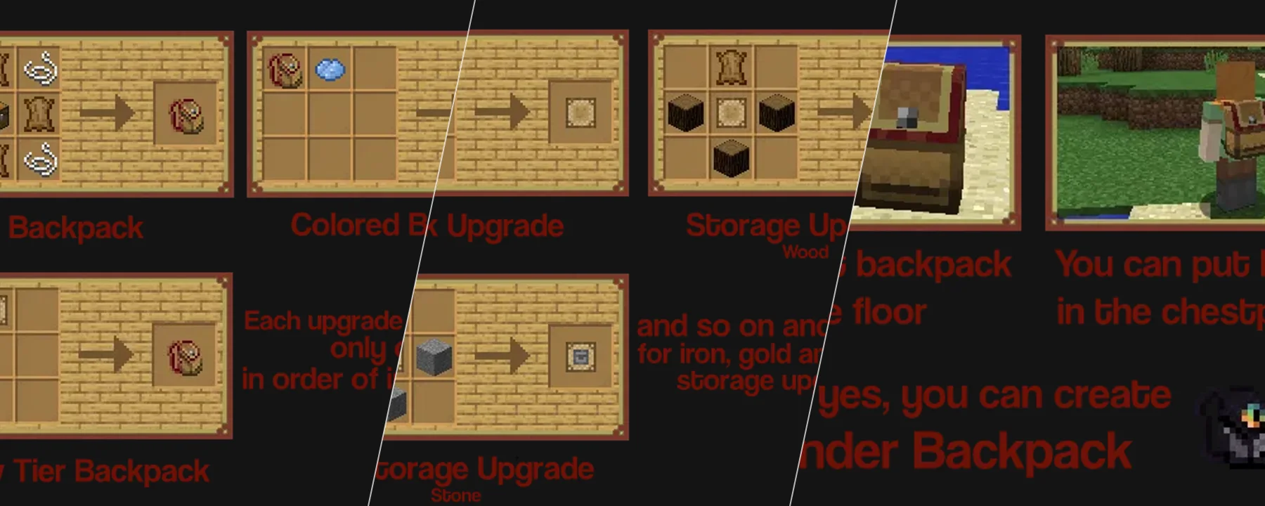 Improved Backpacks — Improved Backpacks screenshots 7–9
