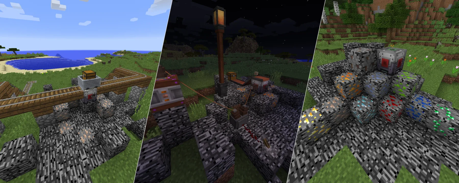 Bedrock Ores — Bedrock Ores screenshots 1–3