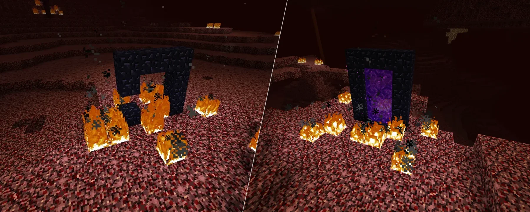 Natural Nether Portals — Natural Nether Portals screenshots 1–2