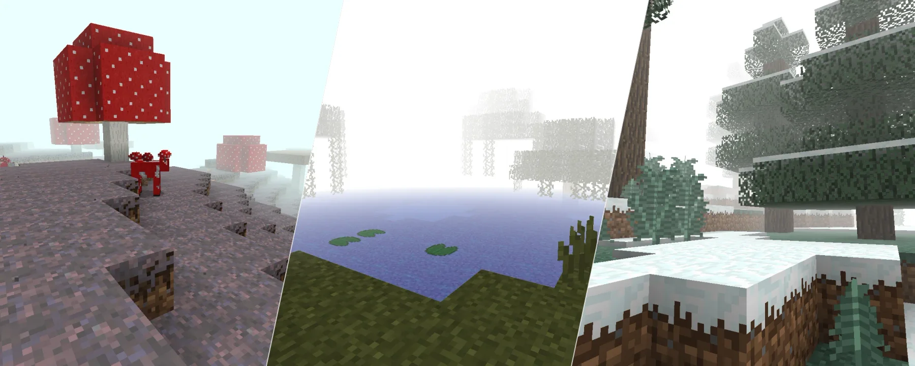 Mist Biomes — Mist Biomes screenshots 1–3