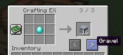 Crafting EX — EX GUI