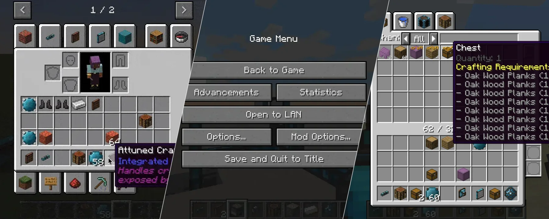 Integrated Crafting — Integrated Crafting screenshots 1–3