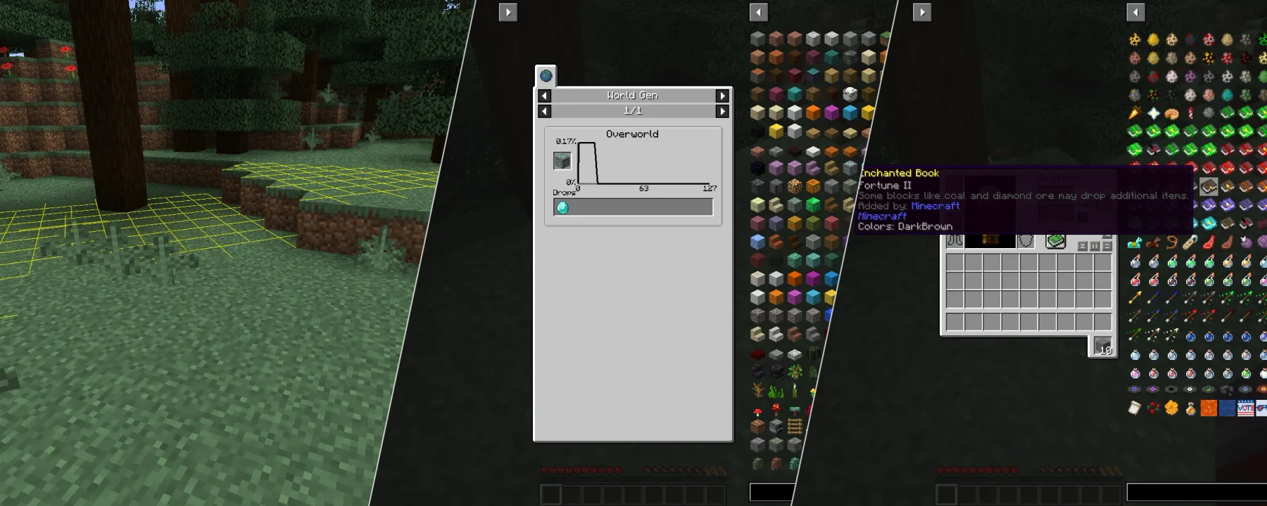 Vanilla Forge Essentials — Vanilla Forge Essentials screenshots 1–3