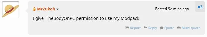 The MillenairePack — Permission from Millénaire Mod Pack author