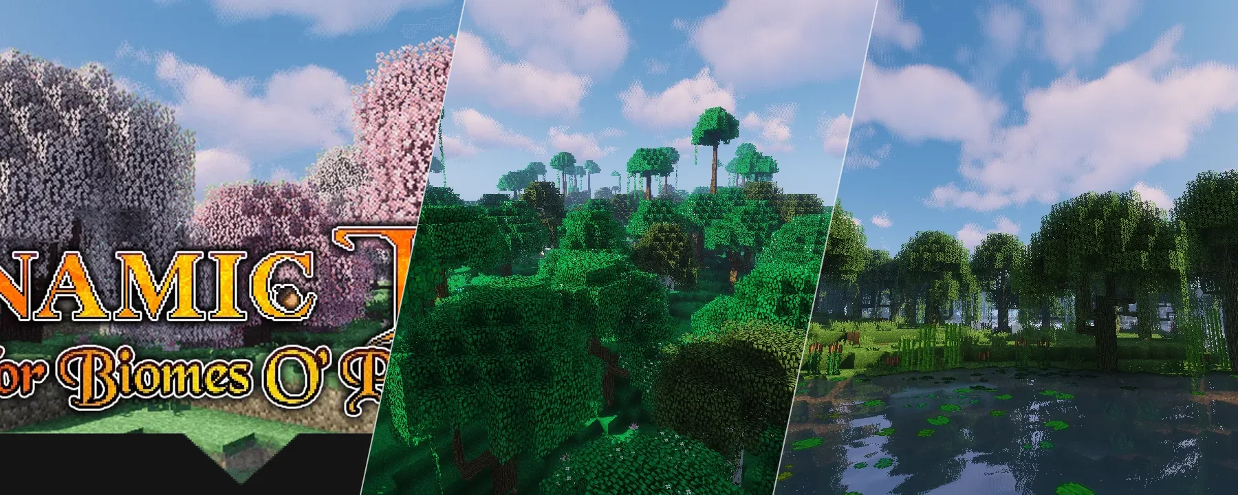 Dynamic Trees - Biomes O' Plenty — Dynamic Trees - Biomes O' Plenty screenshots 1–3