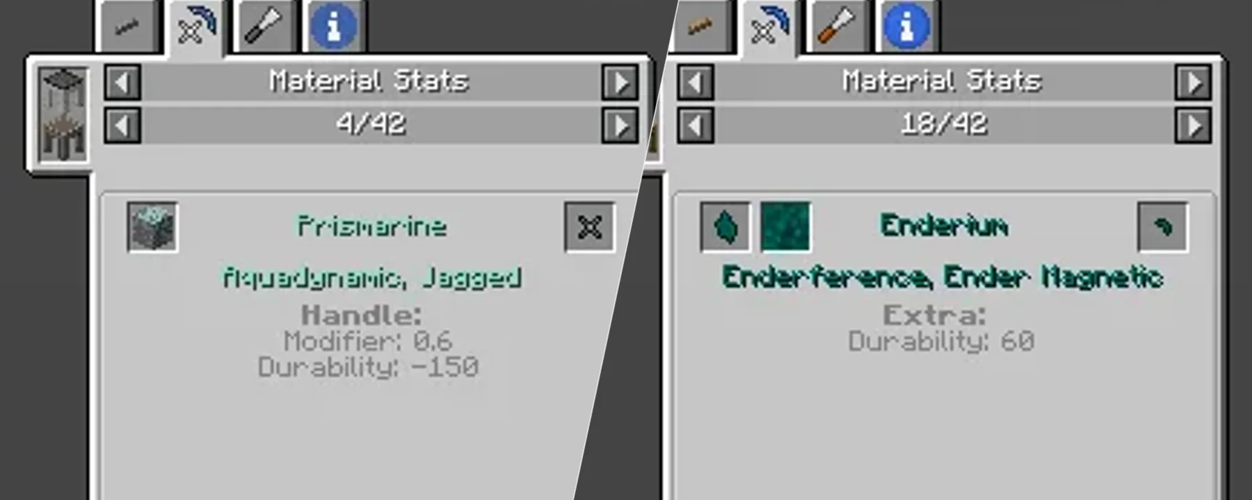 Tinker's JEI — Tinker's JEI screenshots 1–2