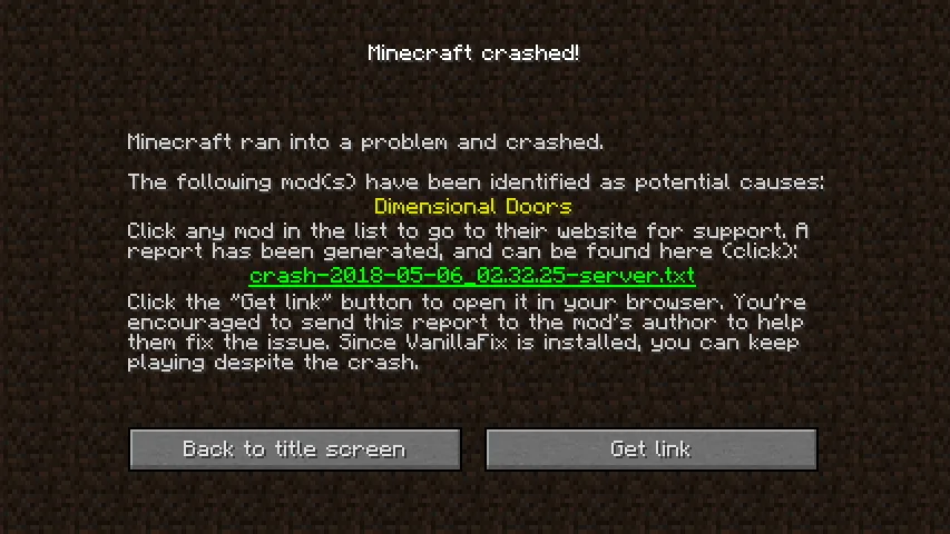 VanillaFix — VanillaFix screenshot