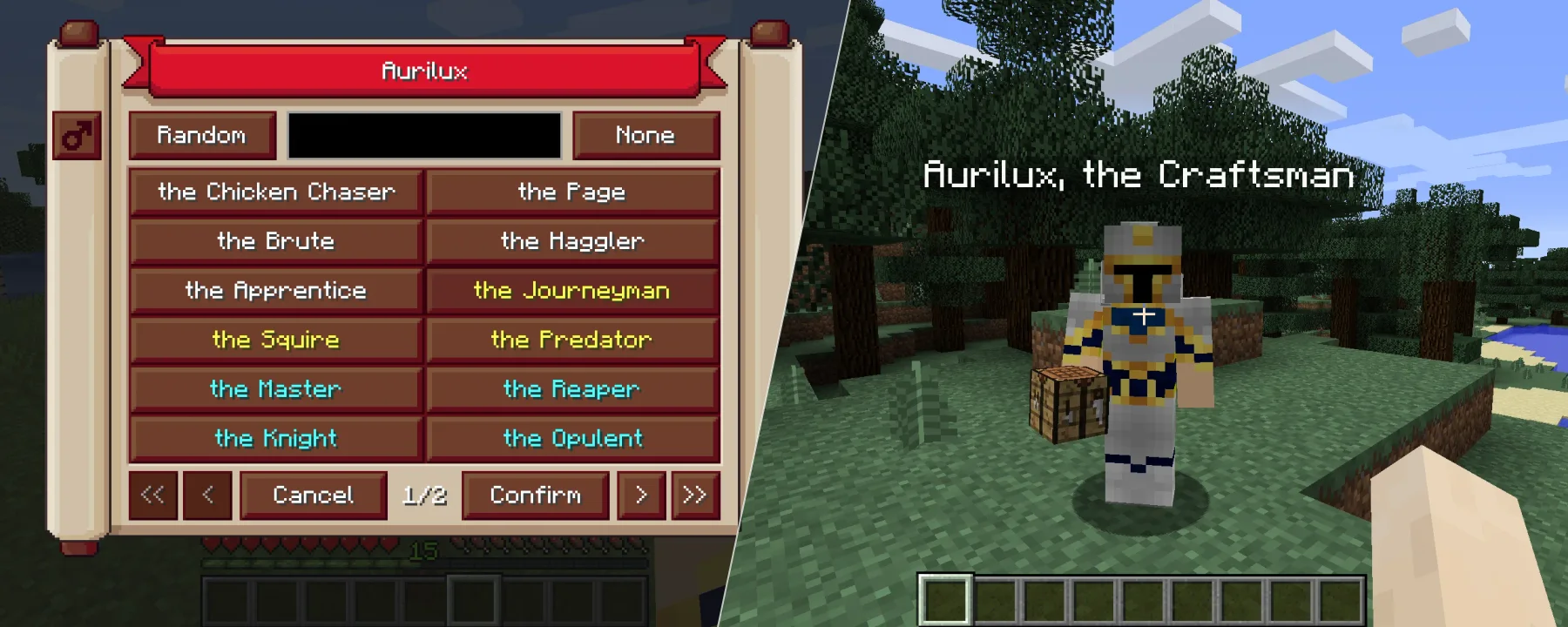Titles — Titles screenshots 1–2