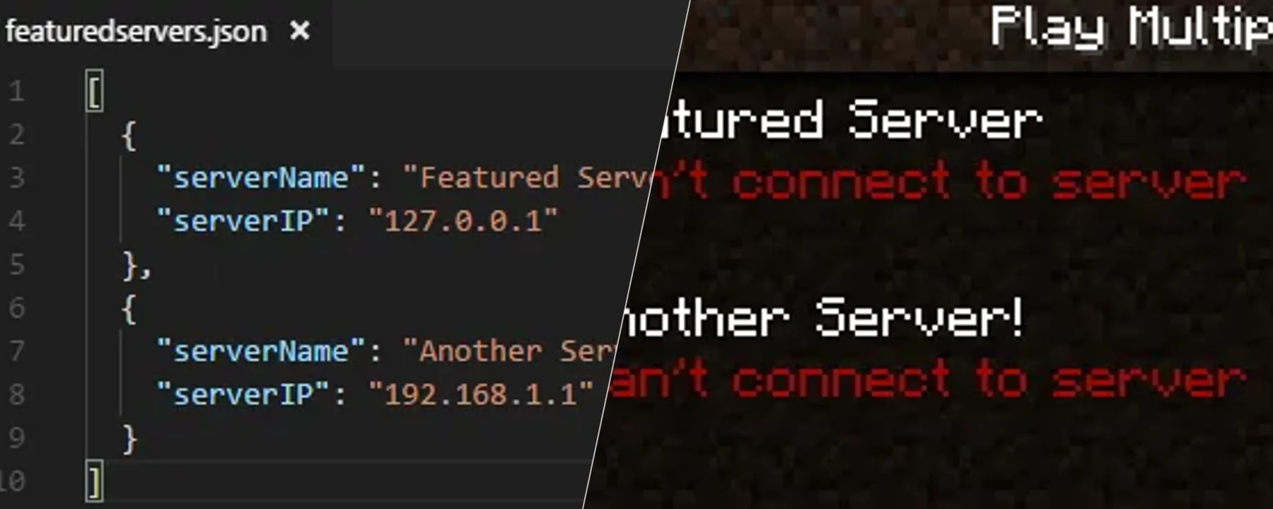 Featured Servers — Featured Servers screenshots 1–2