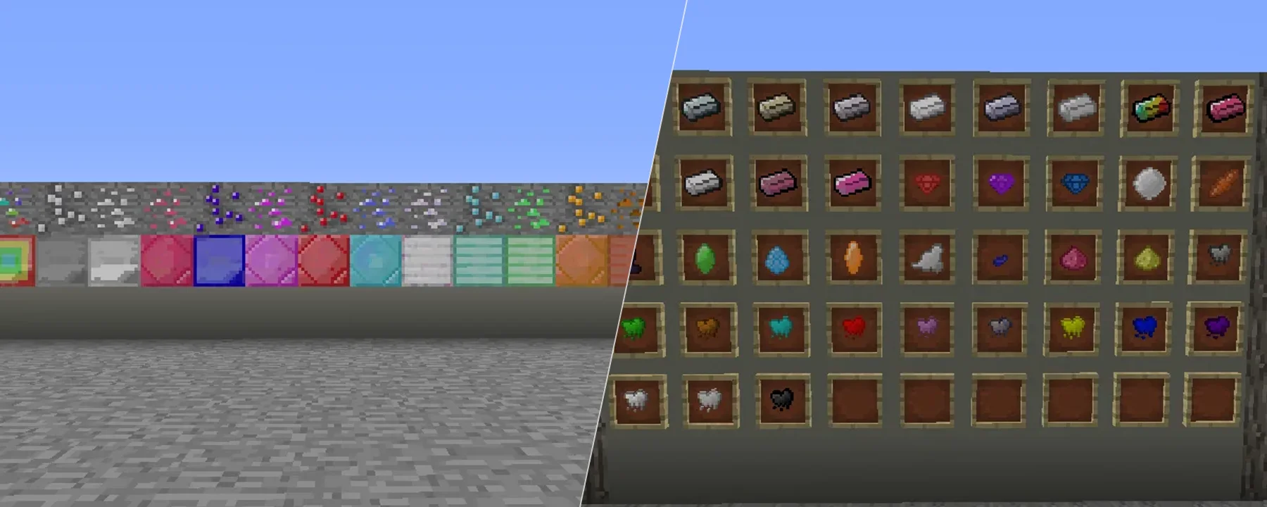 Extended Items and Ores — Extended Items and Ores screenshots 1–2